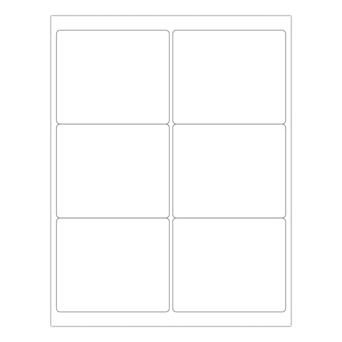 3.33 by 4 Inch Printable Labels